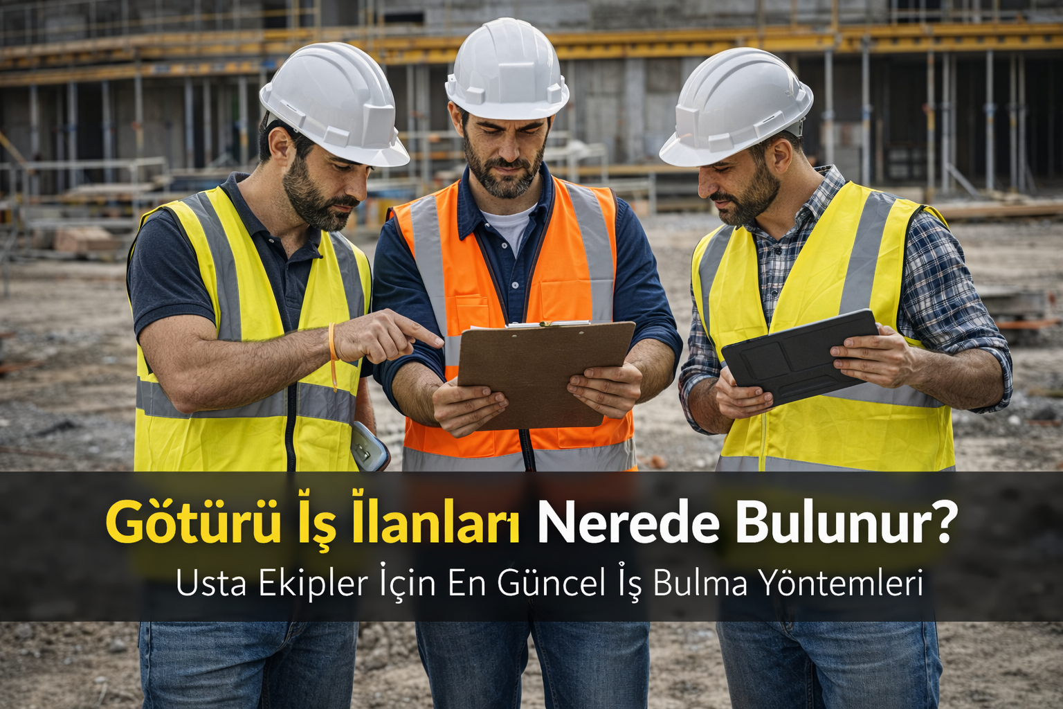 Götürü İş İlanları Nerede Bulunur? Usta Ekipler İçin En Güncel İş Bulma Yöntemleri (2026)